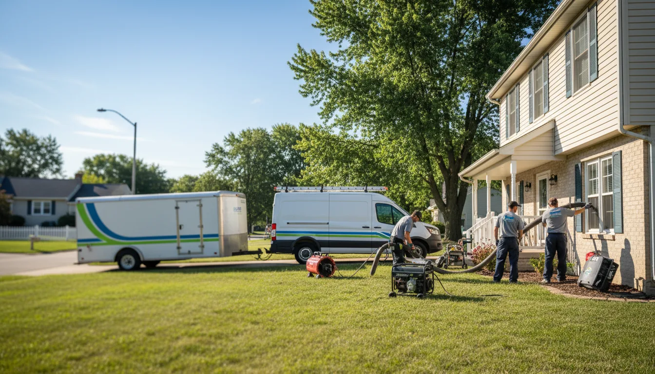 Flooded Basement Restoration And Cleanup With Repair in Ellinwood, KS near me
